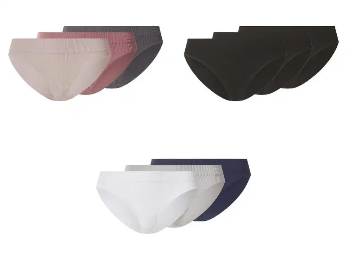 Bild 1 von esmara® Damen Gerippte Slips, 3 Stück