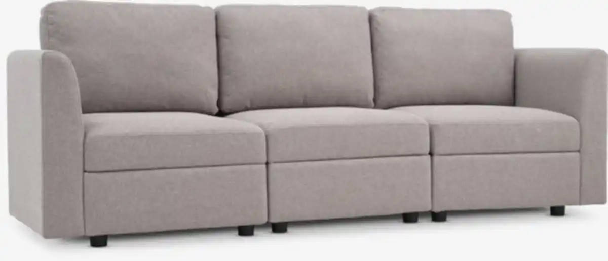 Bild 1 von Modul-Sofa OKSBY 3Pers. m/Stauraum sand Stoff