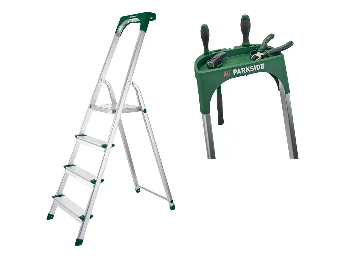 Bild 1 von Parkside® Alu-Haushaltsleiter