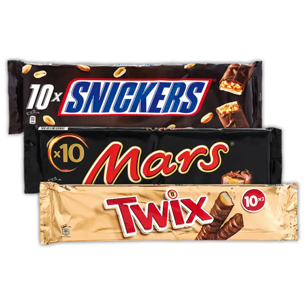 Bild 1 von Twix/Mars/Snickers Schokoriegel