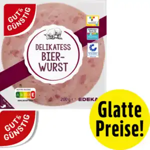 Brühwurst-Aufschnitt