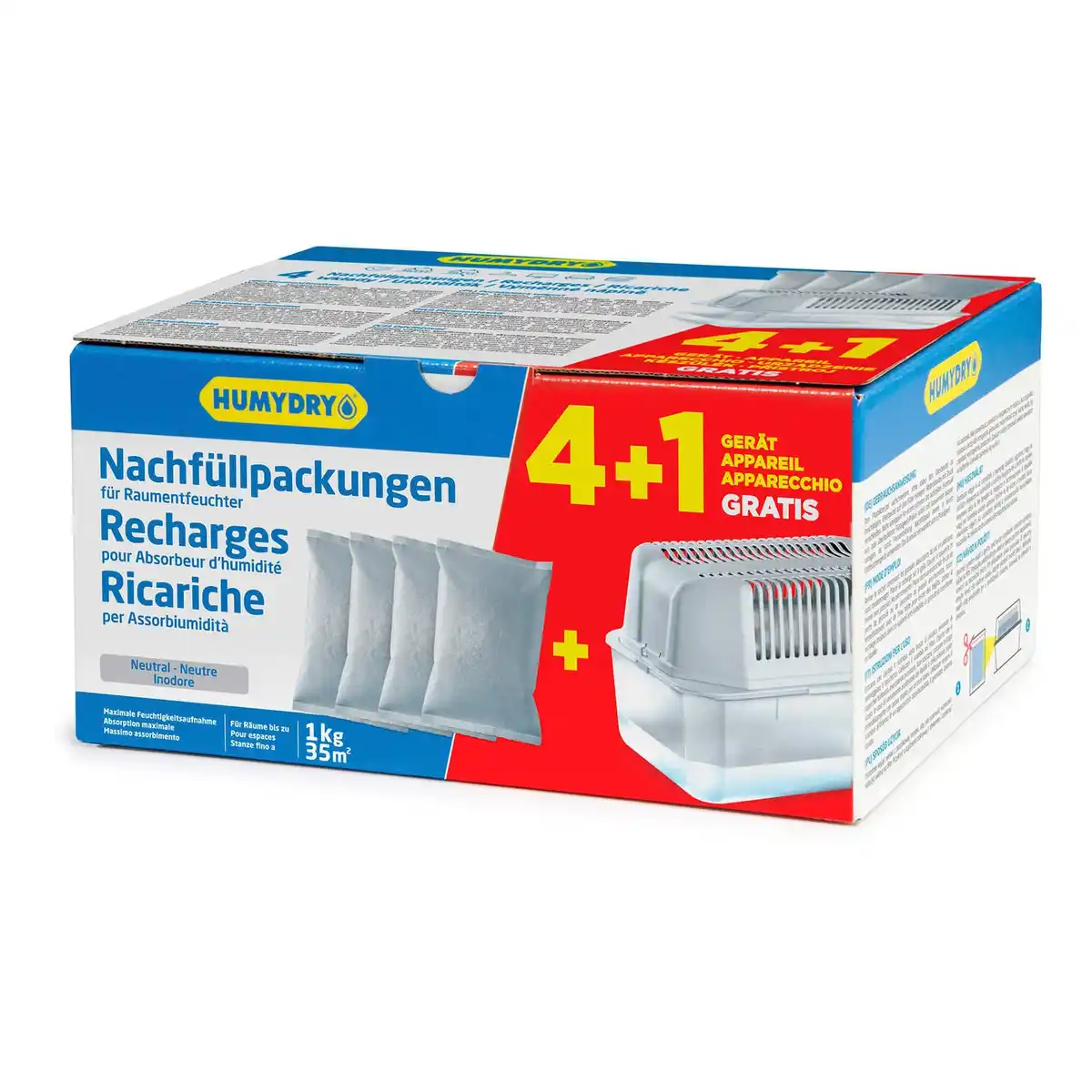 Bild 2 von Raumentfeuchter »Pylar«, für Räume bis 35 m², 1 l, nachfüllbar