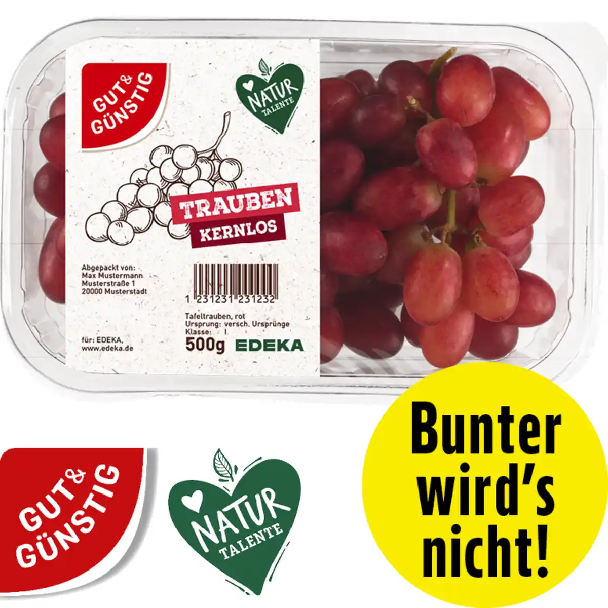 Bild 1 von Tafeltrauben rot