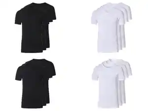 esmara Men Herren Feinripp-Unterziehshirts, 3 Stück
