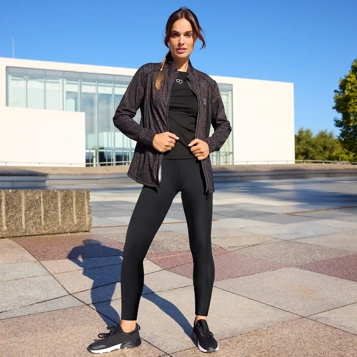 Bild 1 von Damen-Sportleggings mit hohem Bund