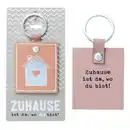 Bild 1 von Schlüsselanhänger - Zuhause - silber/braun
