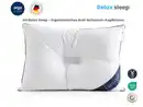 Bild 1 von AH Relax Sleep – Ergonomisches Anti- Schnarch- Kopfkissen 50 x 70 cm mit Baumwollbezug & atmungsaktiver Faserfüllung