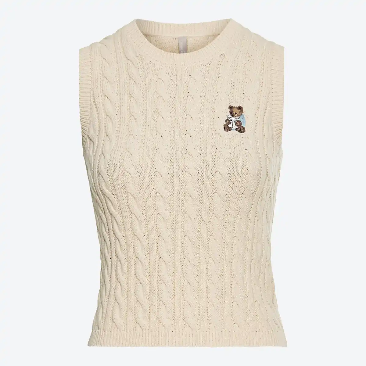 Bild 3 von Damen-Pullunder mit Zopfstrickmuster