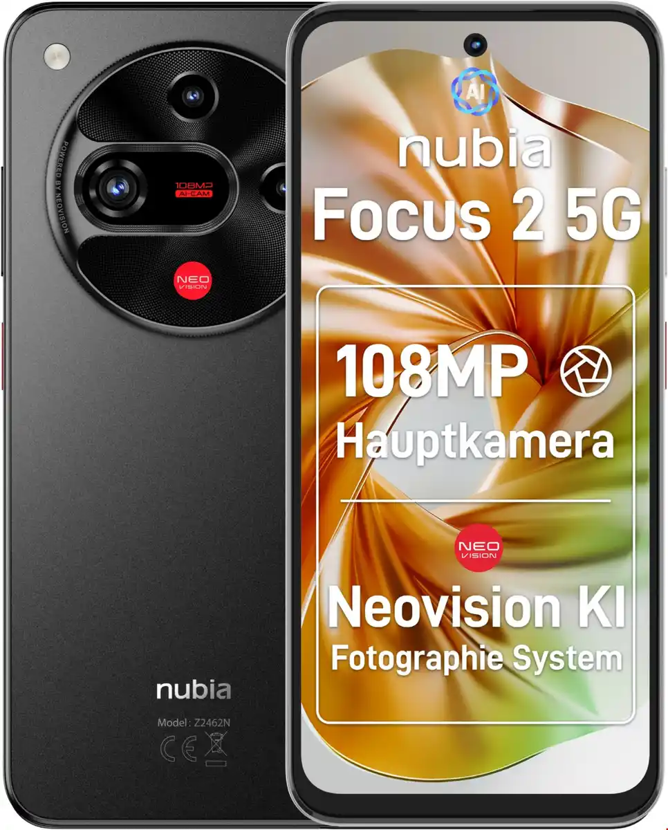 Bild 1 von Focus 2 5G (8GB+256GB) Smartphone schwarz