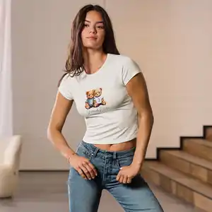 Damen-T-Shirt mit Frontaufdruck