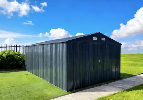 Bild 2 von Metallgeräteschuppen ALASKA, ca. 602 x 386 x 241 cm - Anthrazit