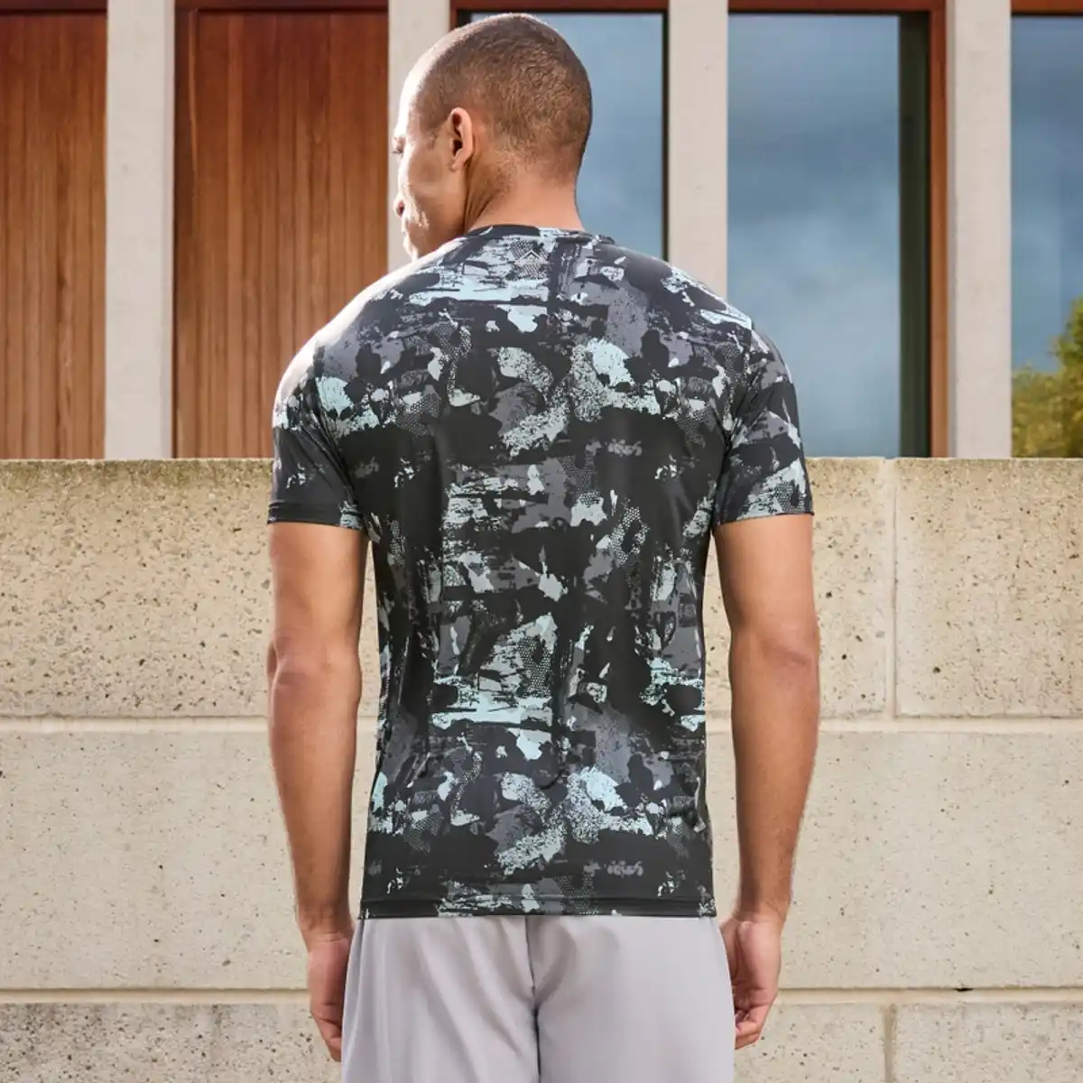 Bild 4 von Herren-Funktions-T-Shirt mit All-Over-Print