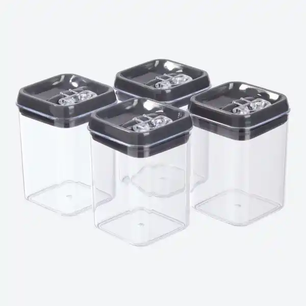 Bild 2 von Frischhaltedosen-Set mit Hebelverschluss, 4-teilig