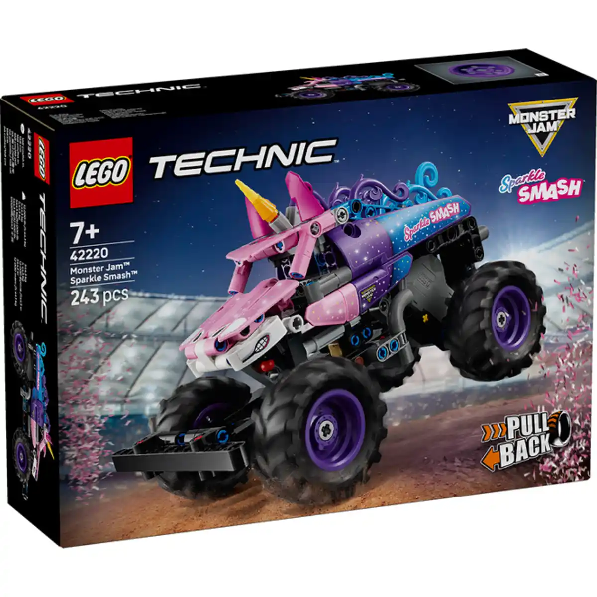 Bild 1 von LEGO® Technic 42220 - Monster Jam Sparkle Smash mit Rückziehmotor