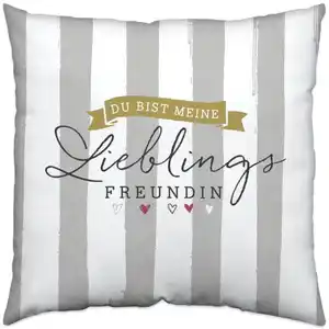 Kissen - Lieblingsfreundin - ca. 30 x 30 cm