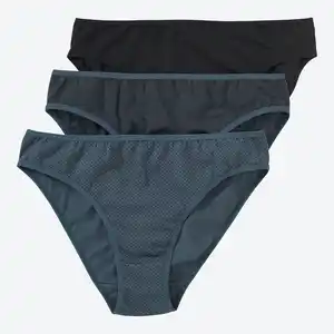 Damen-Minislip mit verschiedenen Designs, 3er-Pack