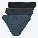 Bild 1 von Damen-Minislip mit verschiedenen Designs, 3er-Pack