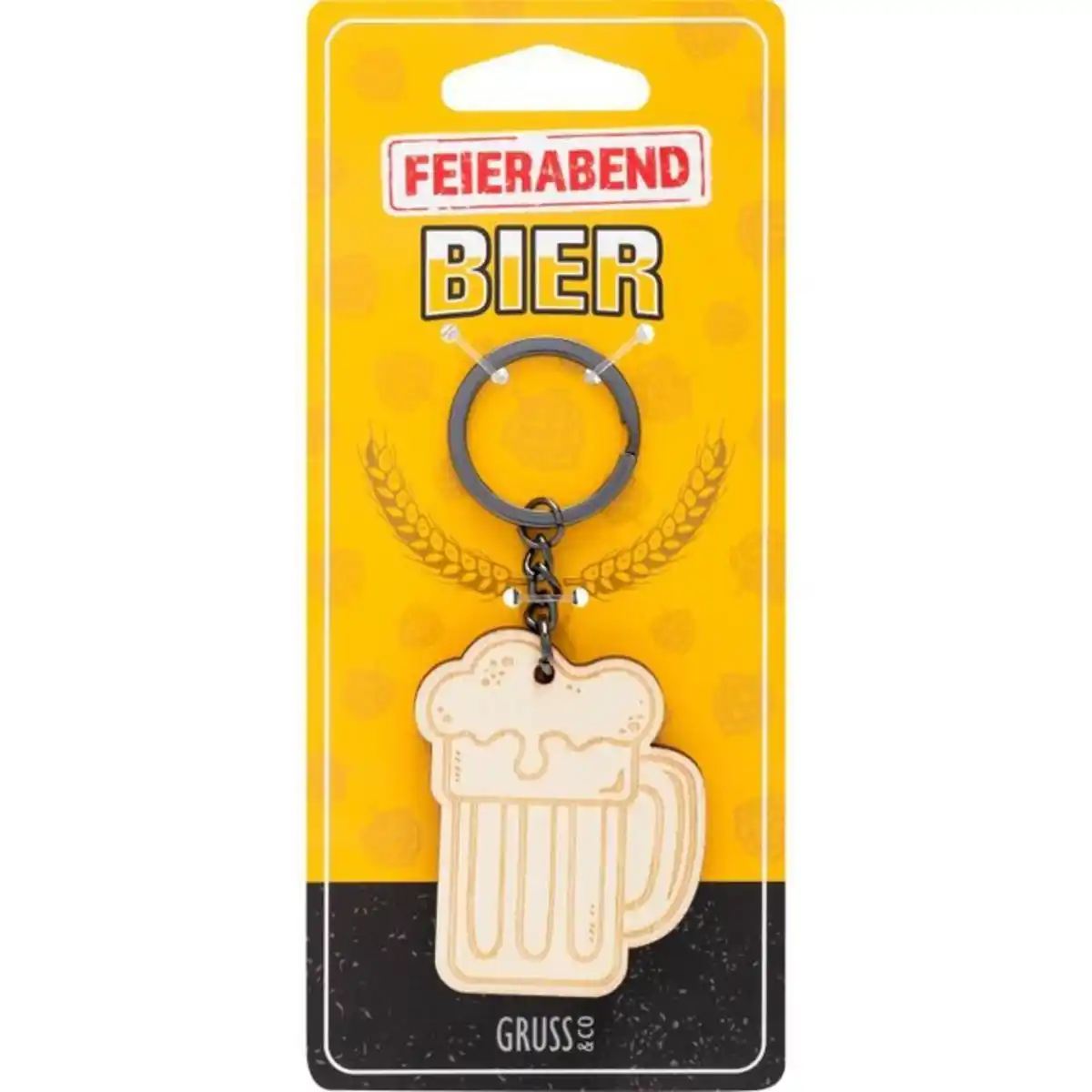 Bild 1 von Schlüsselanhänger - Bier - aus Holz