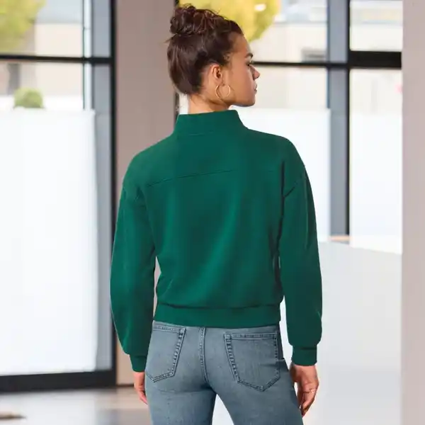 Bild 4 von Damen-Pullover mit Troyer-Kragen