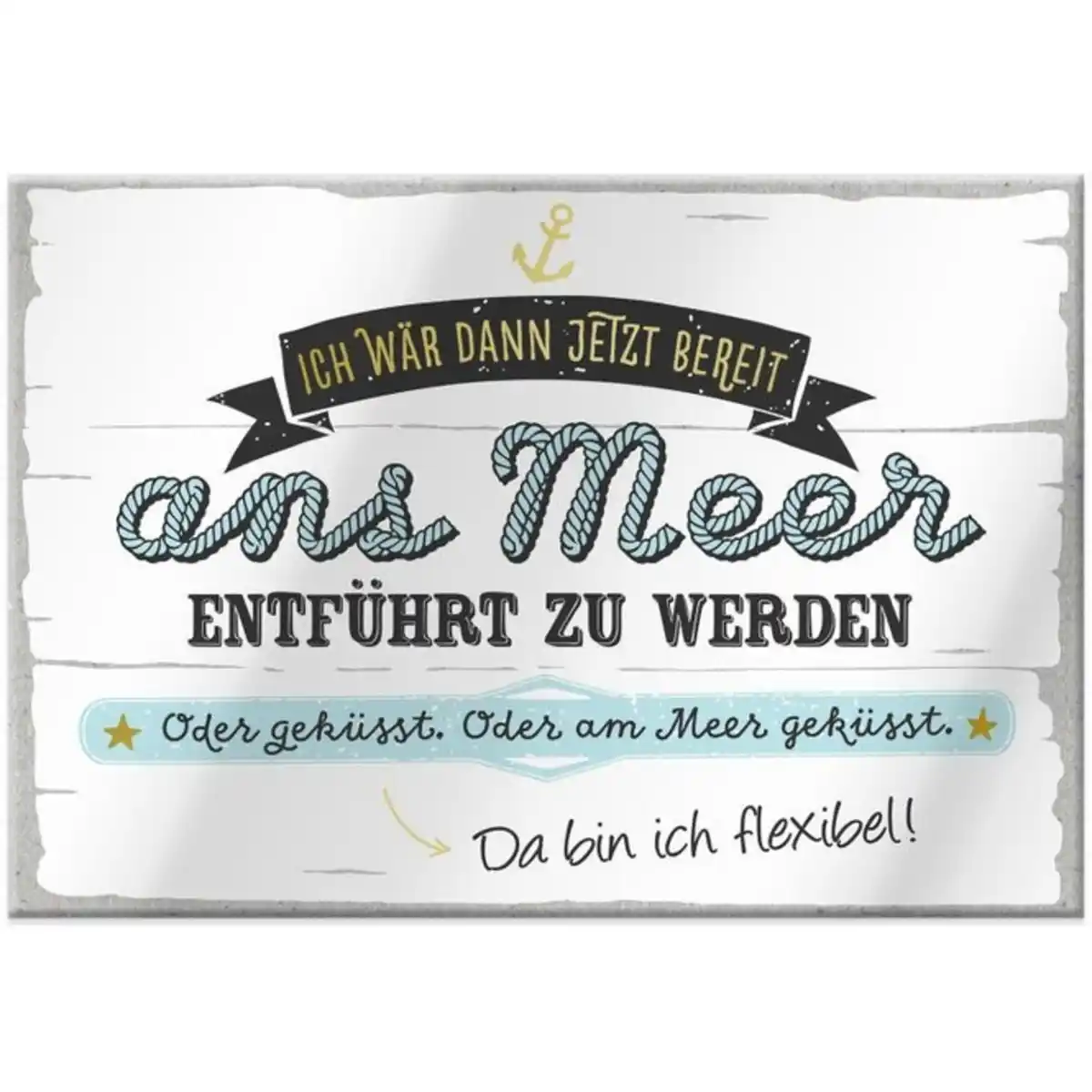 Bild 1 von Magnet - mit Umschlag - Meer - ca. 8,2 x 6 cm