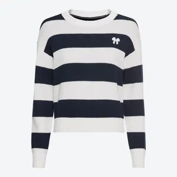 Bild 2 von Damen-Pullover mit Blockstreifen