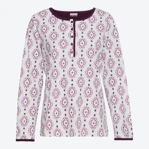 Bild 2 von Damen-Schlafanzug mit Rundhalsausschnitt, 2-teilig