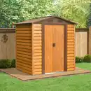 Bild 2 von Metallgerätehaus "Sherwood", ca. 152 x 193 x 203 cm - Braun