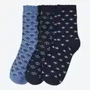 Bild 1 von Damen-Socken mit hohem Baumwollanteil, 3er-Pack