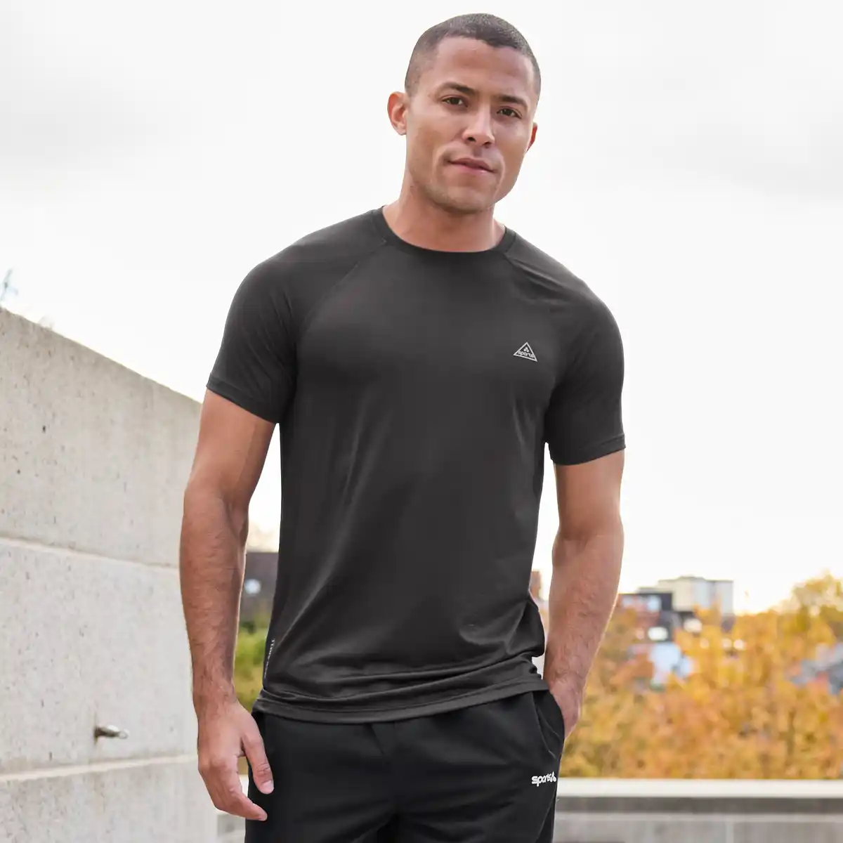 Bild 1 von Herren-Funktions-T-Shirt mit Rundhalsausschnitt