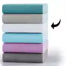 Bild 3 von Flanell-Spannbetttuch - ca. 90 x 200 cm