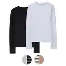 Bild 1 von UP2FASHION BASICS Damen Basic Shirts, 2er-Set