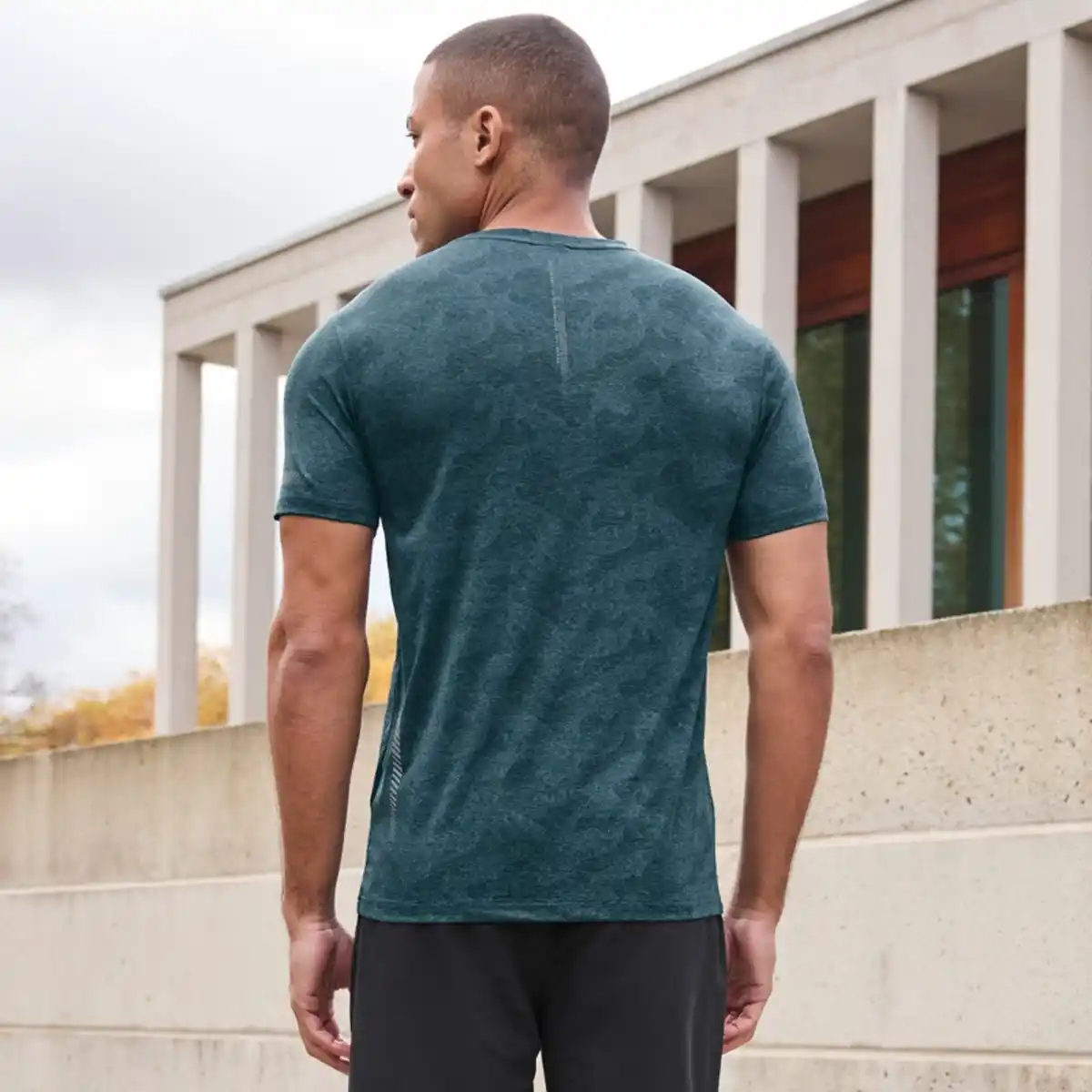 Bild 4 von Herren-Funktions-T-Shirt mit Camouflage-Muster