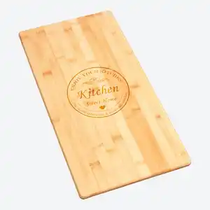 Herdabdeckplatte/Schneidbrett aus Bambus, ca. 50x25x4 cm