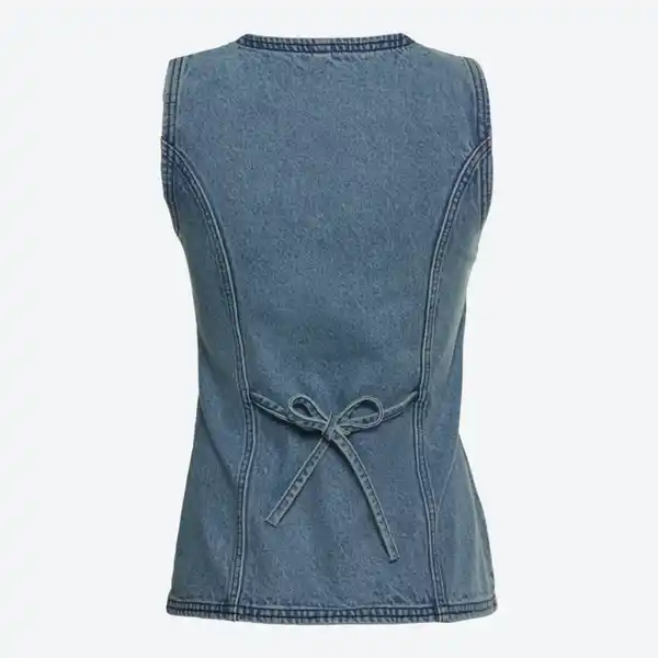 Bild 4 von Damen-Denim-Weste mit Knopfleiste