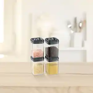 Frischhaltedosen-Set mit Hebelverschluss, 4-teilig