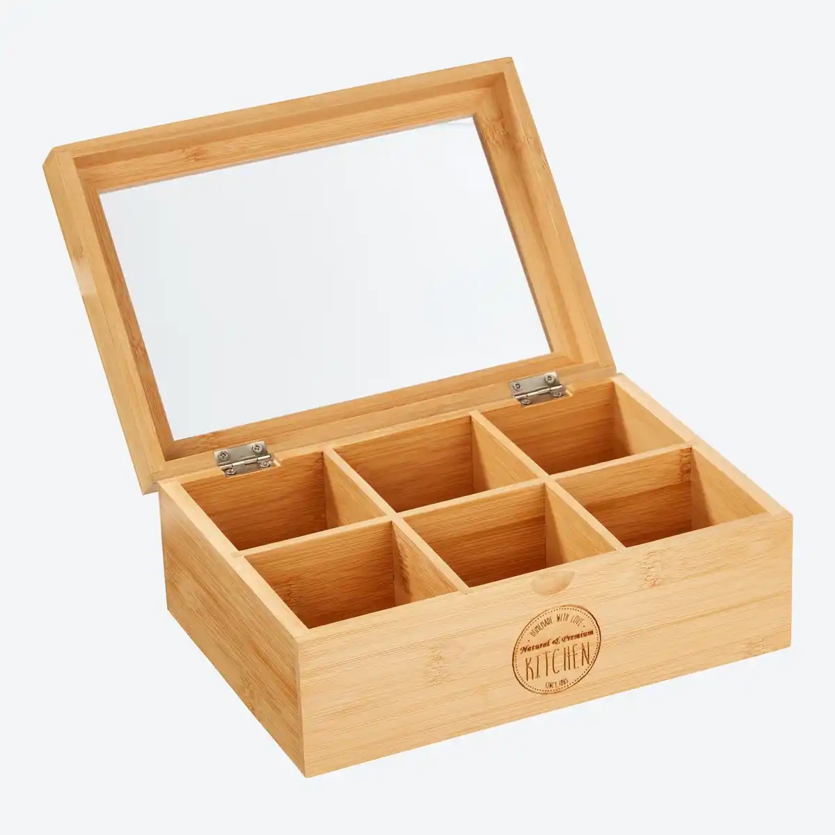 Bild 3 von Teebox mit 6 Fächern, ca. 23x16x9 cm