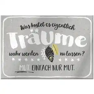 Magnet - mit Umschlag - Träume - ca. 8,2 x 6 cm