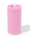Bild 3 von LED-Kerze, 7,5 × 15 cm, gerippt, Altrosa