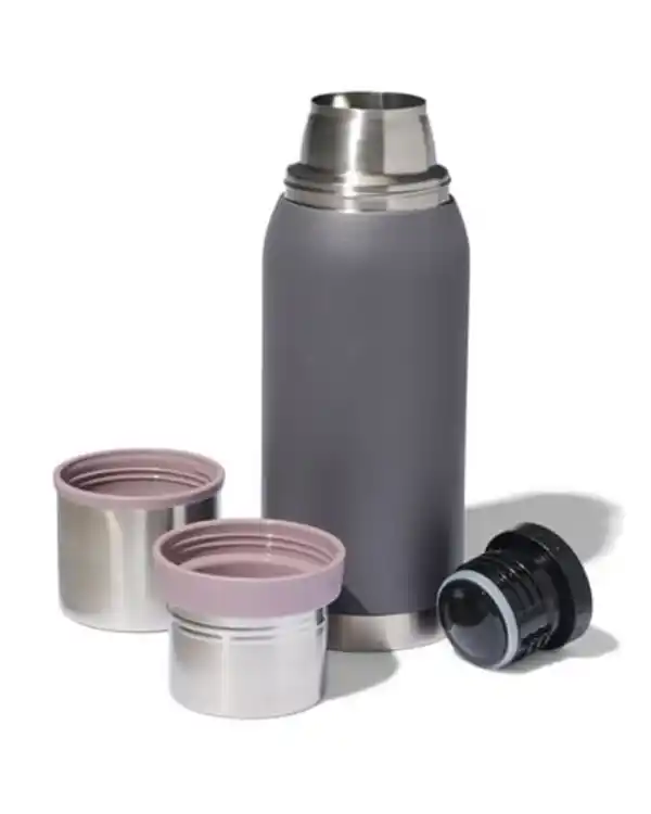 Bild 3 von Thermosflasche 1,1 L, Edelstahl metallic