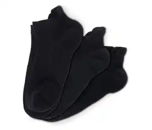3 Paar Sportsocken, schwarz