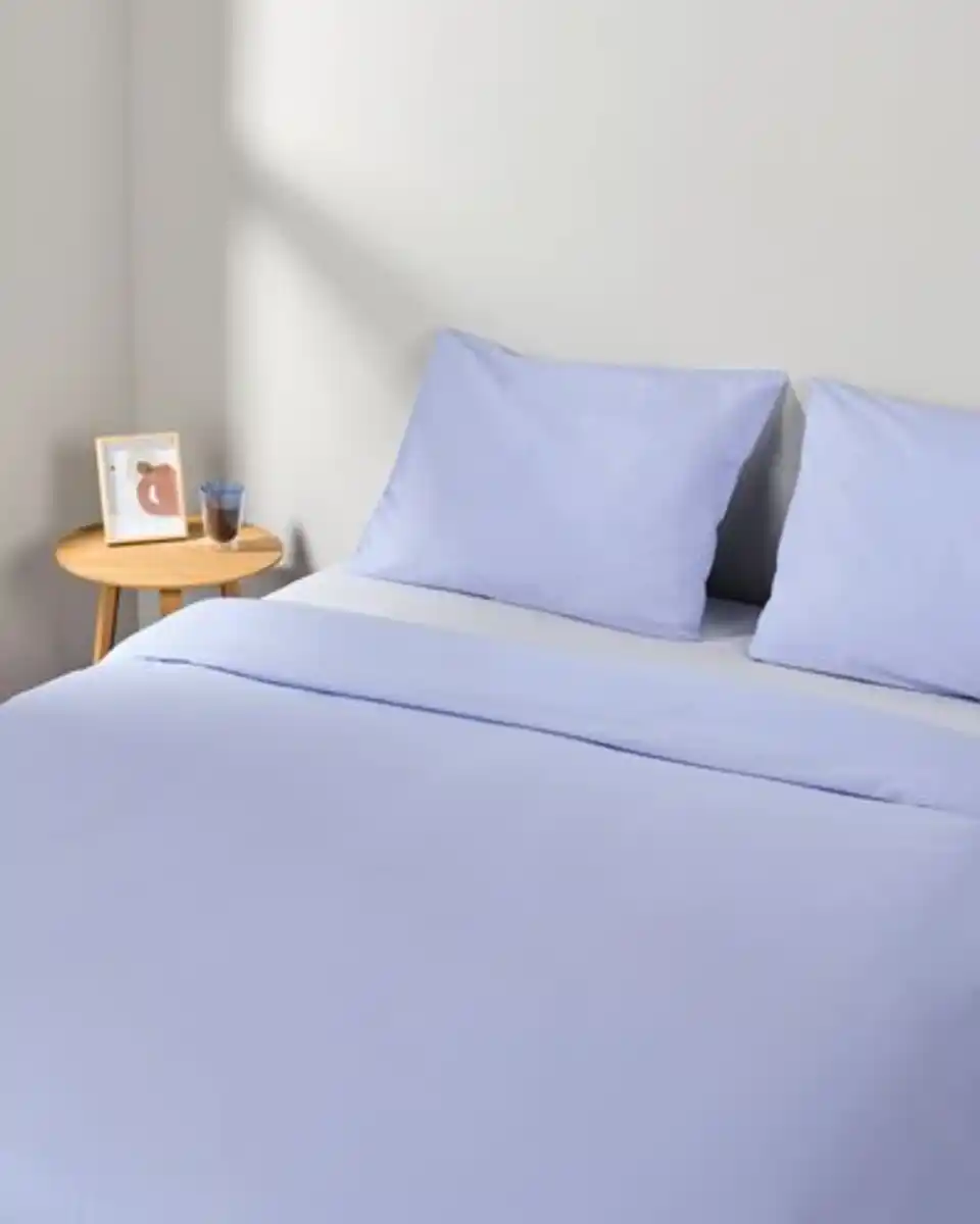 Bild 2 von Bettbezug 240x200/220 cm weiche Baumwolle lavendelfarben