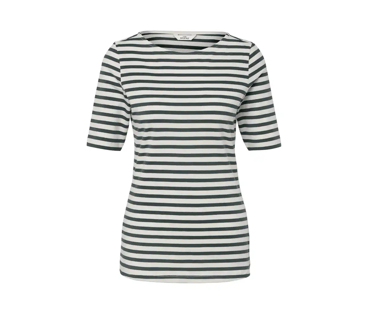 Bild 1 von Halbarmshirt, grün gestreift