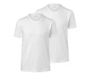 2 Jersey-Halbarm-Unterhemden