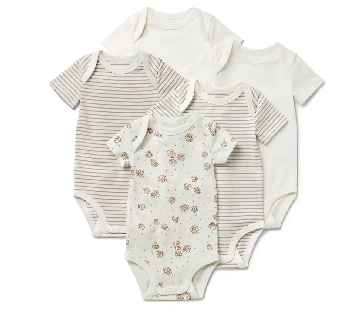 Bild 1 von 5 Baby-Bodys mit Mitwachsfunktion