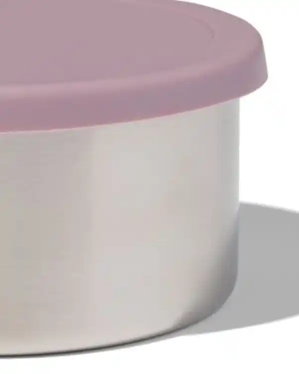 Bild 3 von Snackboxen aus Edelstahl rosa – 2 Stück