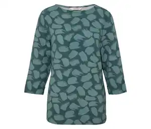 Strukturiertes Shirt, Alloverprint