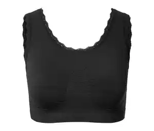 Seamless-Bustier, schwarz