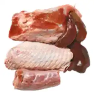 Frisches Puten-Suppenklein