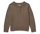 Bild 1 von Kinder-Henley-Strickpullover