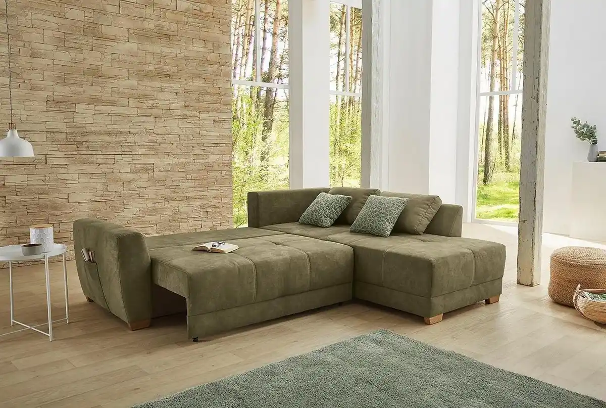 Bild 1 von Jockenhöfer Gruppe Ecksofa Luzern L-Form, mit Bettfunktion und geräumigen Bettkasten